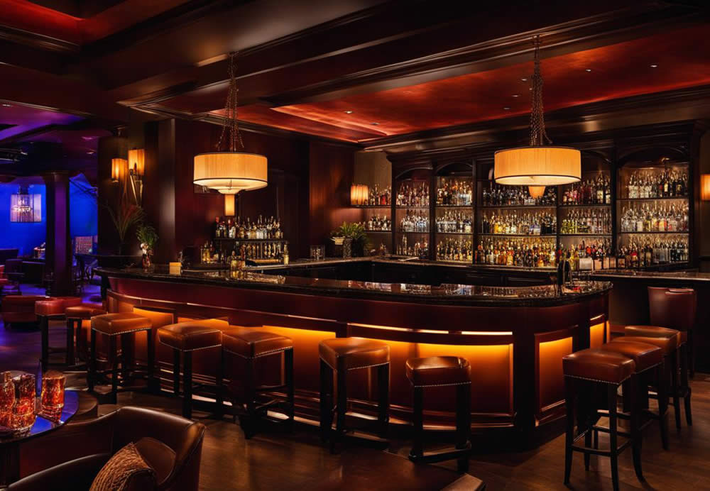 Cocktails and ambiance in a Phoenix cocktail lounge